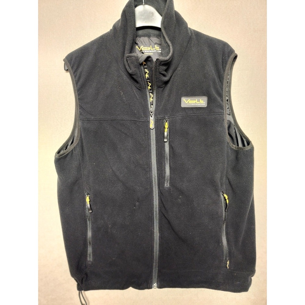 Volt Resistance Zero Layer Black fleece heated Vest - untested‎ - no battery